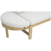 Temple &amp; Webster Martinique Acacia Wood Outdoor Daybed