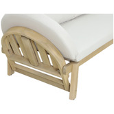 Temple &amp; Webster Martinique Acacia Wood Outdoor Daybed