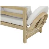 Temple &amp; Webster Martinique Acacia Wood Outdoor Daybed