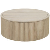 Temple &amp; Webster Como Eucalyptus Wood Outdoor Coffee Table