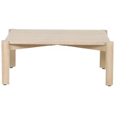 Temple &amp; Webster Palma Eucalyptus Wood Outdoor Coffee Table