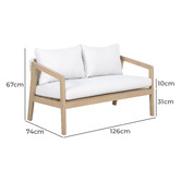 Temple &amp; Webster 6 Seater Bayview Outdoor Lounge Dining Set