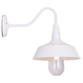 Temple &amp; Webster Melrose Gooseneck Outdoor Wall Light