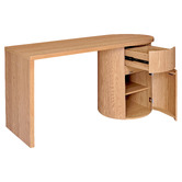 Temple &amp; Webster Stevie Pillar 140cm Desk
