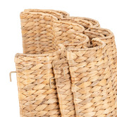 Temple &amp; Webster Wavy Water Hyacinth Christmas Tree Skirt