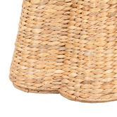 Temple &amp; Webster Wavy Water Hyacinth Christmas Tree Skirt