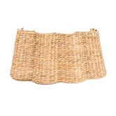 Temple &amp; Webster Wavy Water Hyacinth Christmas Tree Skirt