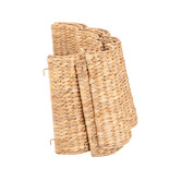 Temple &amp; Webster Wavy Water Hyacinth Christmas Tree Skirt