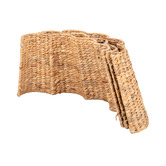 Temple &amp; Webster Wavy Water Hyacinth Christmas Tree Skirt
