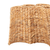 Temple &amp; Webster Wavy Water Hyacinth Christmas Tree Skirt