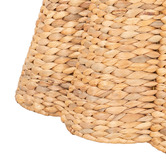 Temple &amp; Webster Wavy Water Hyacinth Christmas Tree Skirt