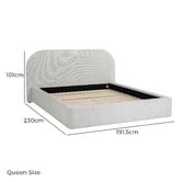 Temple &amp; Webster Emery Upholstered Bed