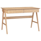 Temple &amp; Webster Light Timber Torsby Writing Desk