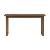 Temple &amp; Webster Ski-Leg Oak Wood Console Table