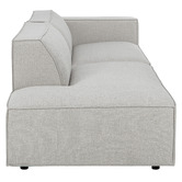 Temple &amp; Webster Russo 4 Seater Upholstered Sofa with Chaise