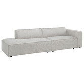 Temple &amp; Webster Russo 4 Seater Upholstered Sofa with Chaise