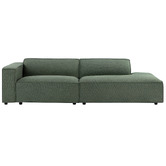 Temple &amp; Webster Russo 4 Seater Upholstered Sofa with Chaise