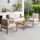 Temple &amp; Webster 4 Seater Reef Outdoor Sofa Set