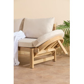 Temple &amp; Webster Martinique Acacia Wood Outdoor Daybed