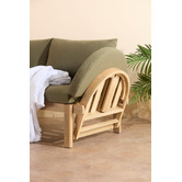 Temple &amp; Webster Martinique Acacia Wood Outdoor Daybed