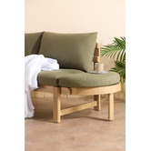 Temple &amp; Webster Martinique Acacia Wood Outdoor Daybed