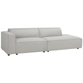 Temple &amp; Webster Russo 4 Seater Upholstered Sofa with Chaise