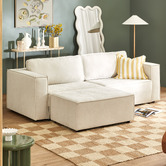 Temple &amp; Webster Porto 4 Seater Queen Sofa Bed