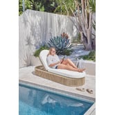 Temple &amp; Webster Como Eucalyptus Wood Sun Lounge