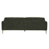 Temple &amp; Webster Darya 3 Seater Velvet Sofa