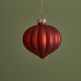 Temple &amp; Webster Set of 6 Mottled Glass Baubles