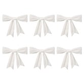 Temple &amp; Webster Set of 6 Velvet Bow Christmas Tree Clips