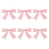Temple &amp; Webster Set of 6 Velvet Bow Christmas Tree Clips