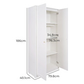 Temple &amp; Webster Gina Arch 2 Door Cupboard