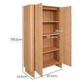 Temple &amp; Webster 170cm Walter 2 Door Cupboard