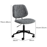 Temple &amp; Webster Sawyer Boucle Office Chair