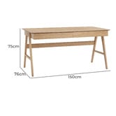 Temple &amp; Webster Torsby Office Writing Desk