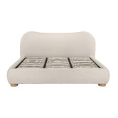 Temple &amp; Webster Paloma Boucle Gas Lift Storage Bed