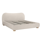 Temple &amp; Webster Paloma Boucle Gas Lift Storage Bed