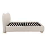 Temple &amp; Webster Paloma Boucle Gas Lift Storage Bed