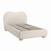 Temple &amp; Webster Paloma Boucle Gas Lift Storage Bed