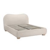 Temple &amp; Webster Paloma Boucle Gas Lift Storage Bed
