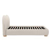 Temple &amp; Webster Paloma Boucle Gas Lift Storage Bed
