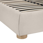 Temple &amp; Webster Paloma Boucle Gas Lift Storage Bed