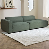 Temple &amp; Webster Russo 4 Seater Upholstered Sofa with Chaise