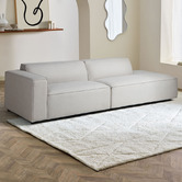 Temple &amp; Webster Russo 4 Seater Upholstered Sofa with Chaise