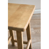 Temple &amp; Webster 65cm Nisha Mango Wood Bar Stool