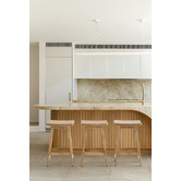Temple &amp; Webster 65cm Nisha Mango Wood Bar Stool