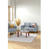 Temple &amp; Webster Marilyn Merlot Marble Coffee Table