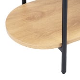 Temple &amp; Webster Brooke 5 Tier Curved Bookcase
