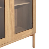 Temple &amp; Webster Bruno 2 Door Display Cabinet